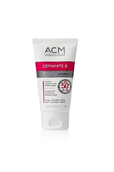 ACM كريم ديبي وايت إس لتبييض البشرة بعامل حماية من الشمس 50+، 50 مل
