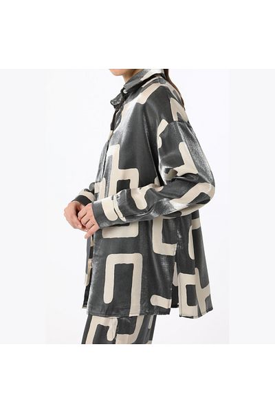 First Angels Satin Patterned Suit