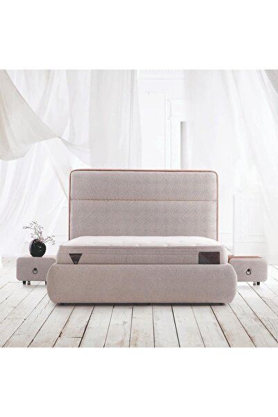 PARSHOME London Baza Başlık Yatak Set