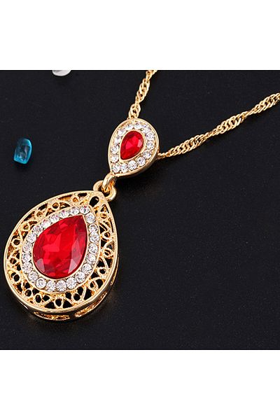 SIC MODA Necklace With Earrings Set 4125