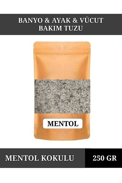 E.M.S AVM 250 Gr Menthol Oil Bath Salt Bathtub & Jacuzzi Salt Manicure & Pedicure Salt & Foot Care Salt.
