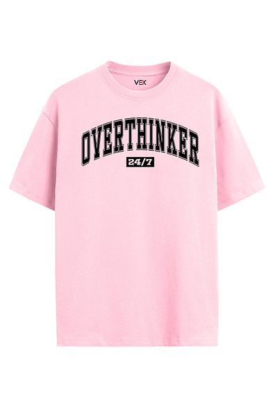 VEK Υπερμεγέθη μπλουζάκι Overthınker