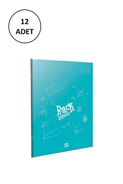 Gıpta Back A4 80 Sheets Unlined Wire Stitched Plastic Cover Notebook