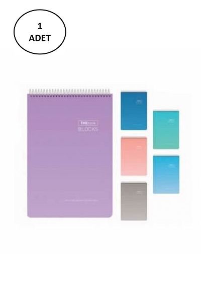 Gıpta Thebook 17x24 100 Sheets Checked Spiral Hard Cover Memo Pad