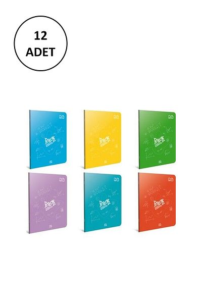 Gıpta Back A4 80 Sheets Unlined Wire Stitched Plastic Cover Notebook