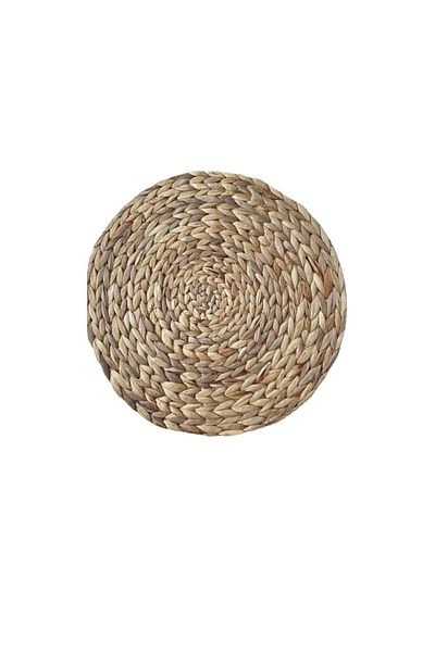 Att Natural Wicker Thick Knitted Placemat 1 Piece