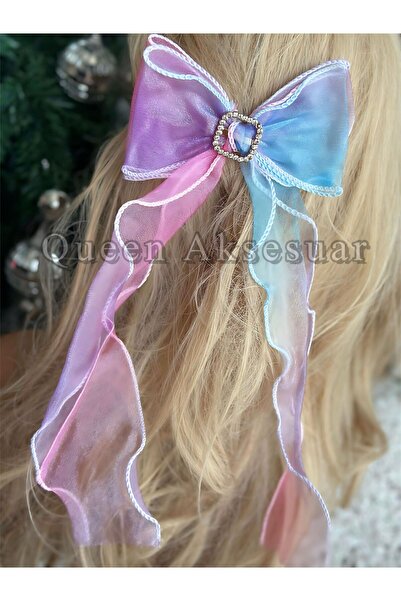 QUEEN AKSESUAR Broșă de piatră, culoare pastel, curcubeu, tul strălucitor, co...