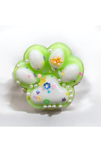 Kostbar Kedi Patisi - Taba Lapka - Squishy - Stress Oyuncağı - Sukuşi Yeşil B