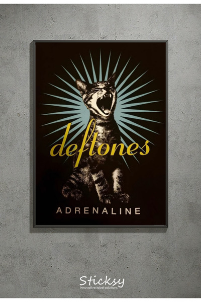 Sticksy DEFTONES Punk Rock Metal Duvar Posteri - Kalın Kağıt - Çerçevesiz