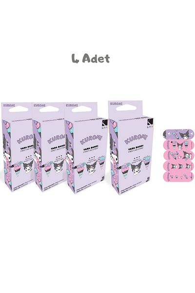 kuromi Band-Aid 4 Pack (40 Pieces)