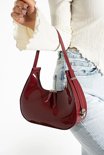 mackrock sports Bordo Iki Gözlü Kolon Askılı Spor Şık Çapraz Askılı Iki Bölme...