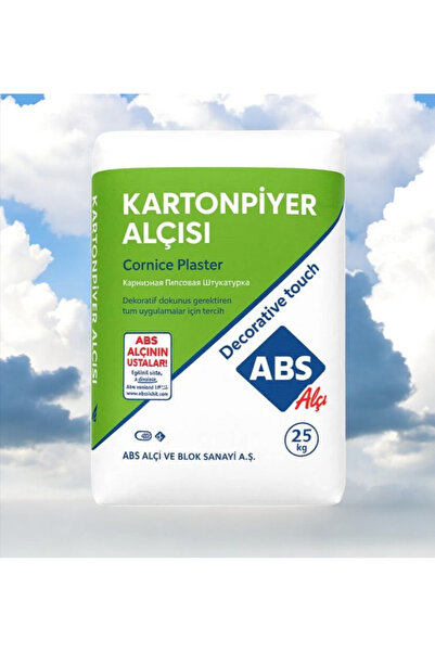 ABS Kartonpiyer Dekoratif Alçı (2 KG) - Kolay Uygulama, Şık Tasarım
