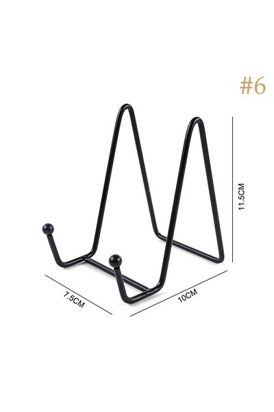 Choice A6 Plate Display Stand Picture Easel Metal Plate Stands Holder Display Pictures Frame Photo Decorati
