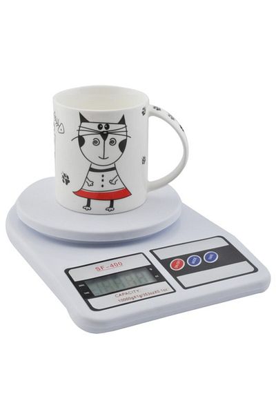zola Cantar de bucatarie, functie Tara, maxim 10 kg, precizie pana la 1 g, 22.5 x 15.5 x 3.5 cm