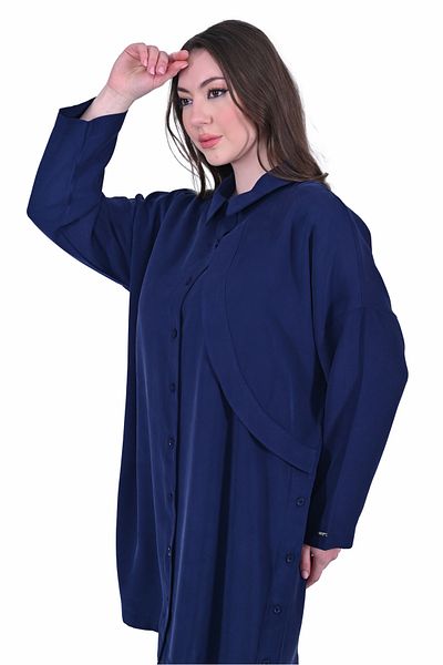 Invee Cămașă INVEE 7053 bleumarin
