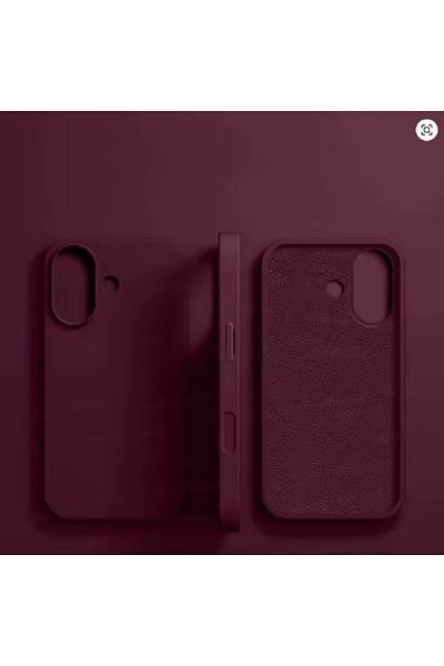 Kılıforyum iPhone 16 Case Velvet Launch Case Without Logo