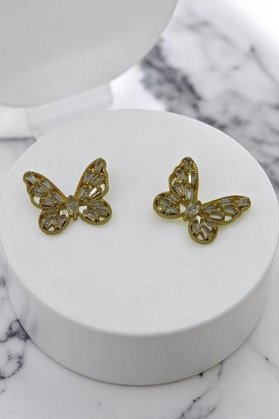 BROSA Butterfly Vip Zircon Stone Earrings