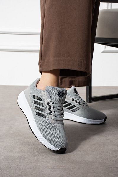 Special Action Unisex Line Detailed Daily Comfortable Sole Mesh Laced Lightweight Flexible Walking Sneaker Sports Shoes 2025