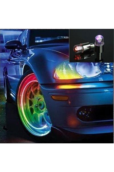 Avex Set de 2 capace de supape cu LED RGB, lumină și senzor de mișcare