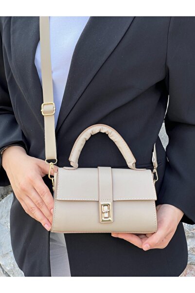 zetus Nora Model Bej Kadın El ve Omuz Çantası