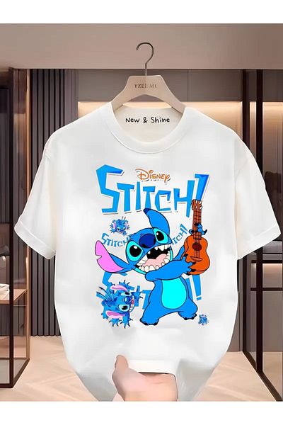 New Shine Μπλουζάκι με στάμπα Lilo and Stitch