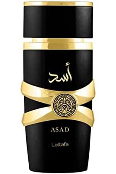 lattafa Asad Eau de Parfum, imported, luxurious and refreshing, with the scent of oud and musk, long lasting from Lattaf