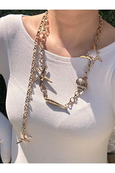 YENGEÇ Brand Sea Conch Y Necklace