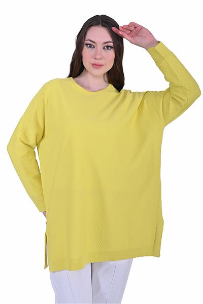 Invee 7059 تونيك تريكو أصفر