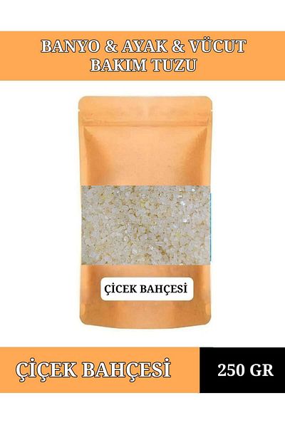 E.M.S AVM 250 Gr Flower Garden Bath Salt Tub & Jacuzzi Salt Manicure & Pedicure Salt & Foot Care Salt.