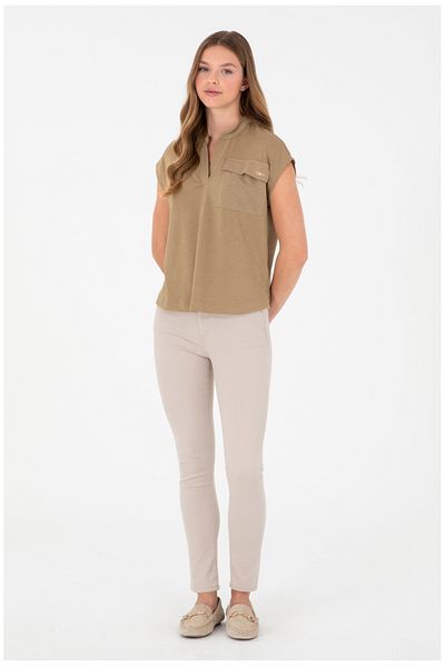 U.S. Polo Assn. Tricou U.S. Polo Assn Judge Collar Regular Fit cu o singură buzunar