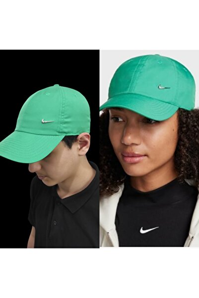 Nike Unisex U Nk Df Club Şapka U Cb Metal swoosh ASLAN SPORT