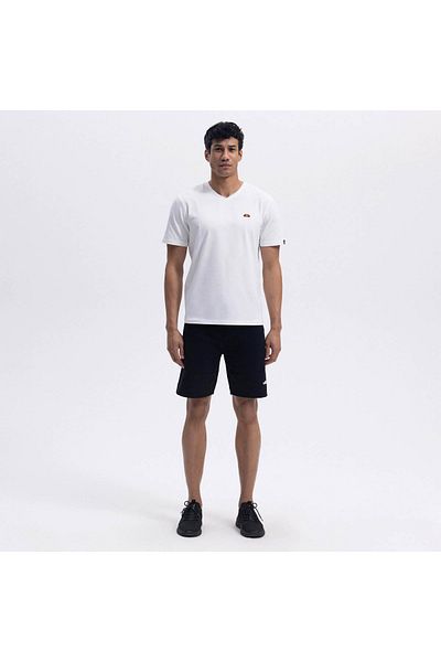 Ellesse Ανδρικό μπλουζάκι με λαιμόκοψη V λευκό Em186-1