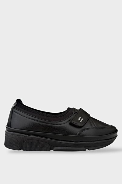 Liger Жіночі ортопедичні щоденні туфлі з комфортною підкладкою, чорні - чорні