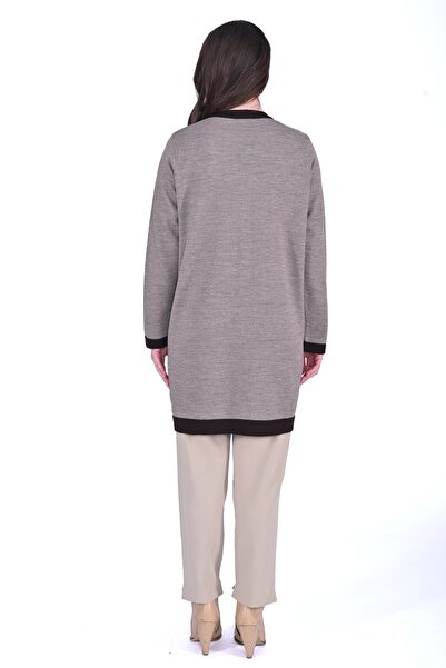 Invee INVEE 7068 Вовняна куртка з віскозним вкрапленням, колір віскозний-кавовий