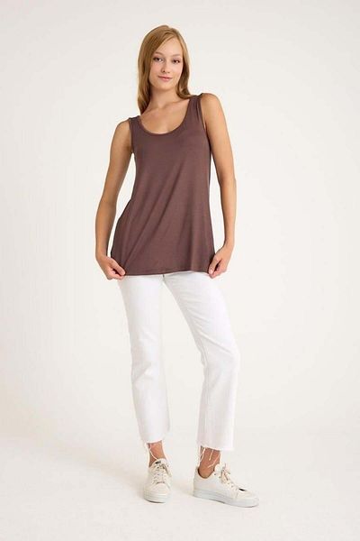 COTENCONCEPT 5 Pieces A-Line Cotton Thick Strap Athlete T-Shirt