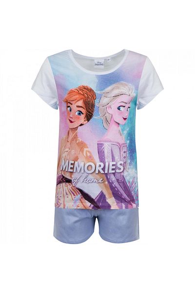 Frozen Pijamale scurte fete, Frozen memorie of home, Albastru 5 ani