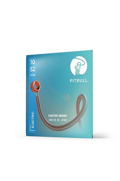 Pitbull Strings Coated Series Electronic Guitar String Ceg 10-52 Lthb 3Psfb