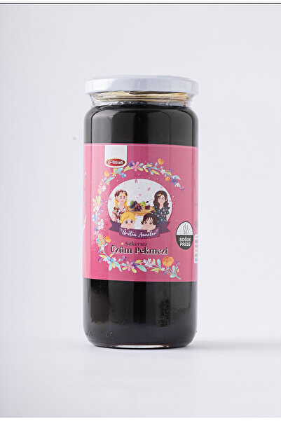 ÜRETEN ANNELER ŞEKERSİZ ÜZÜM PEKMEZİ 500 ML (PESTİSİT ANALİZLİ-KORUYUCU İÇERMEZ)