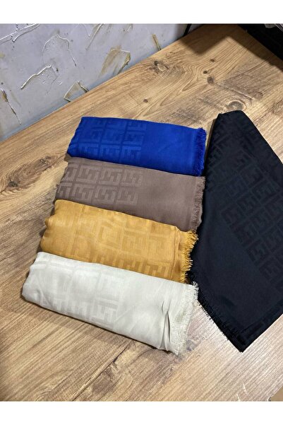 Nilbutik Γυναικείο Μεταξένιο Σάλι με λαμπερό σχέδιο ζακάρ 5 τεμαχίων