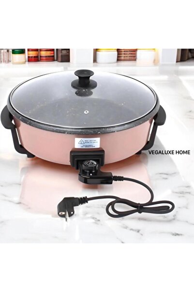 FMS Elektrikli Tencere Pizzamatik Rose 40 Cm ( 5 Kademe Isı Ayarı )