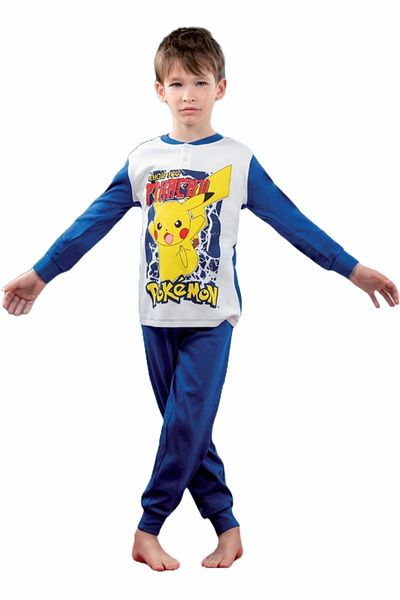 Pokemon Pijamale lungi Pokemon Pikachu PM40M4232