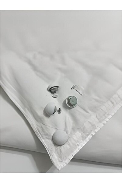 MHT Spot Pratik 10'li Mantar Şeklinde Yorgan Nevresim Çarşaf Sabitleme İğnesi Düğmeli Sabitleyici