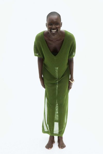 H&M Pointelle-knit beach dress