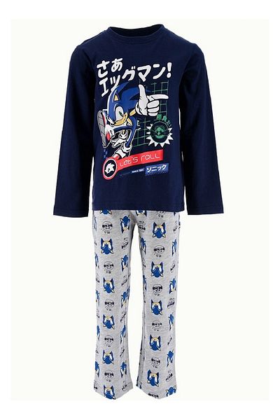 Sonic Pijamale lungi Sonic Let's Roll HW2154