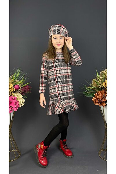 s.t. sebat tekstil Rochie de iarnă pentru copii din țesătură cașmir cu model ...