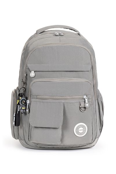 Necati Çanta Durable Crinkle Fabric Backpack – Waterproof, Multi-Pocket, and Fashionable Design