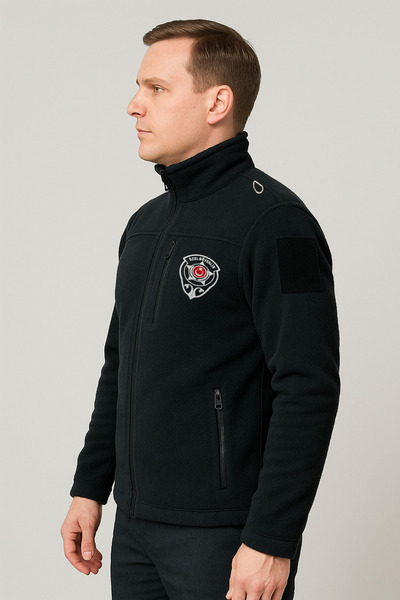 ARTHUR Kalın Kışlık Erkek Göğüsten Cepli Nakış İşlemeli Özel Güvenlik Poları