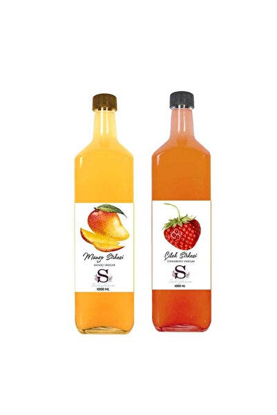 Süheylaana Doğal Mango Sirkesi 1000 Ml - Doğal Çilek Sirkesi 1000 Ml