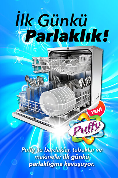 Puffy All in One Dishwasher Detergent Capsules 90 Washes