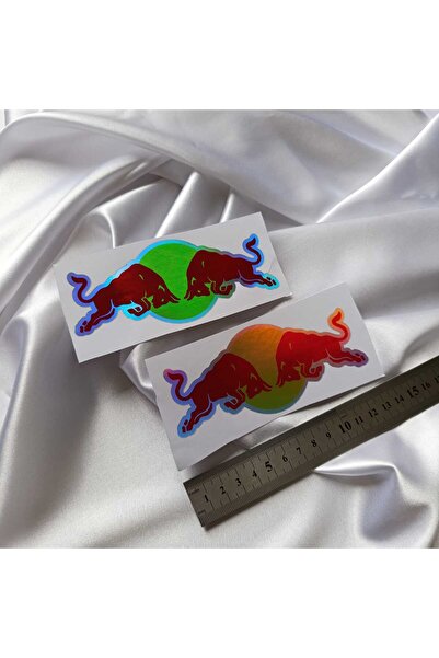 CEBECİOTO RED BULL MODEL2 HOLOGRAM STİCKER 2 ADET OTO-MOTOR AKSESUAR